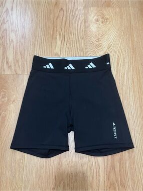 Adidas Black Techfit Compression Shorts 4in inseam